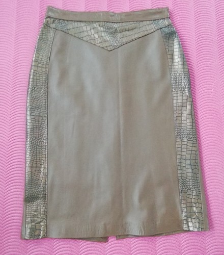Damen lederrock hellbraun - damen,
