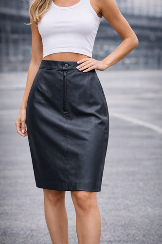 Damen schwarz weiches leder - weiches,